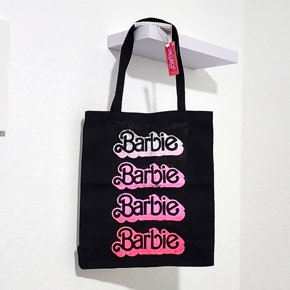 Barbie The Movie 100% Cotton Tote Bag. - Picture 1 of 6
